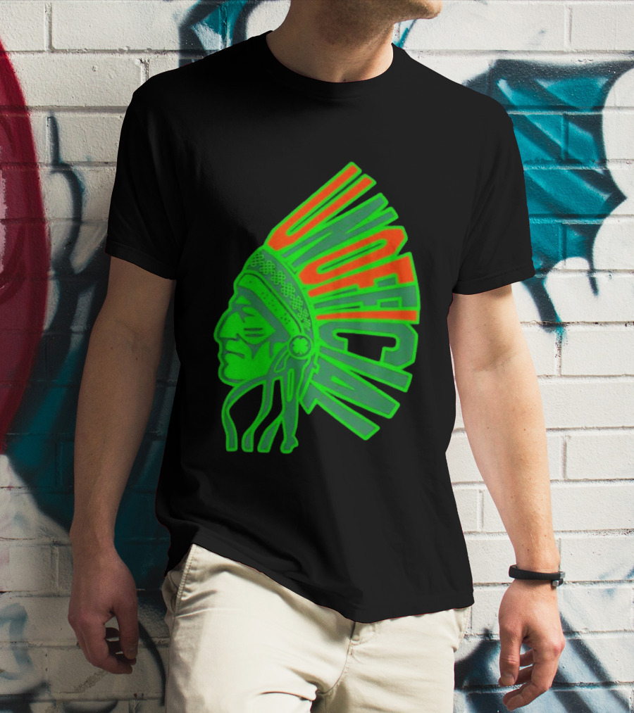 Illinois Fighting Illini Unofficial St. Patrick's Day Chief Illiniwek T-Shirt