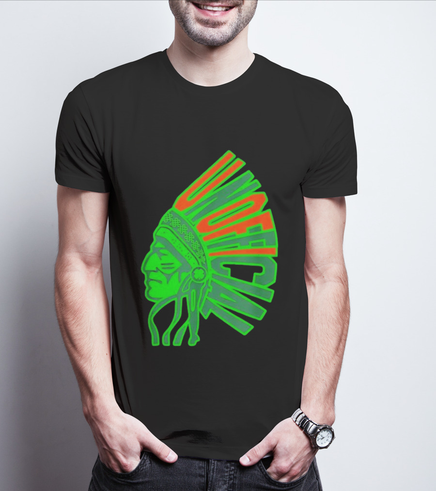 Illinois Fighting Illini Unofficial St. Patrick's Day Chief Illiniwek T-Shirt