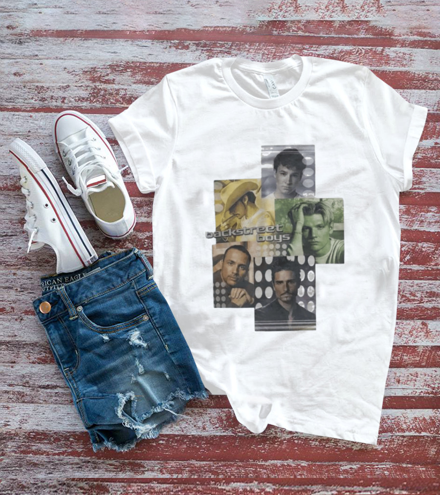 Backstreet Boys Vintage 2000s Collage Retro Aesthetic T-Shirt