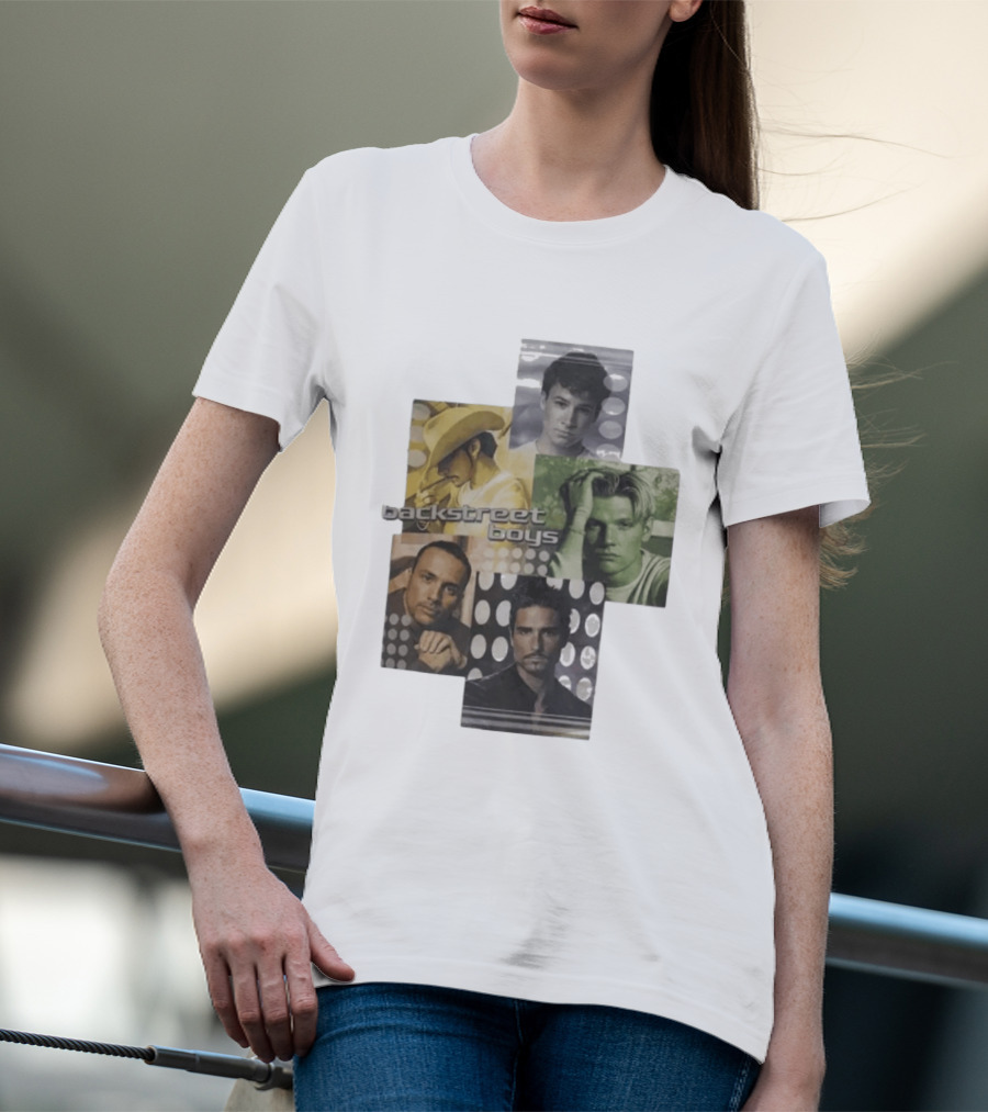 Backstreet Boys Vintage 2000s Collage Retro Aesthetic T-Shirt