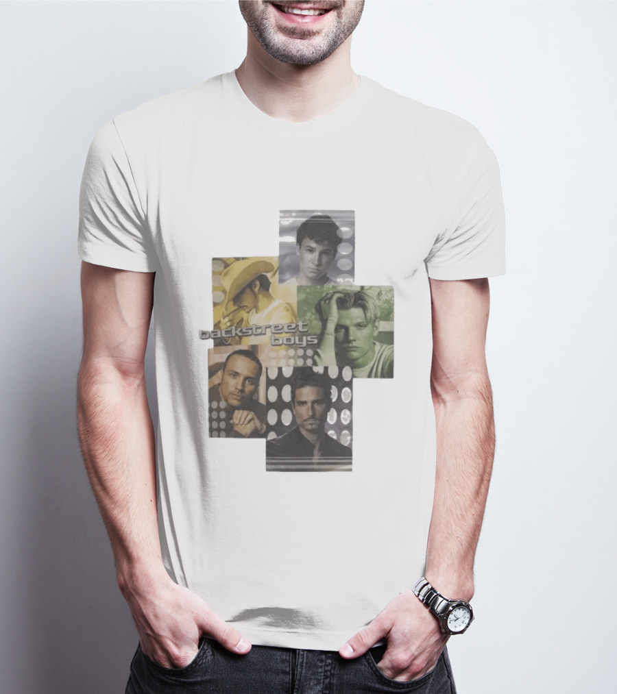 Backstreet Boys Vintage 2000s Collage Retro Aesthetic T-Shirt