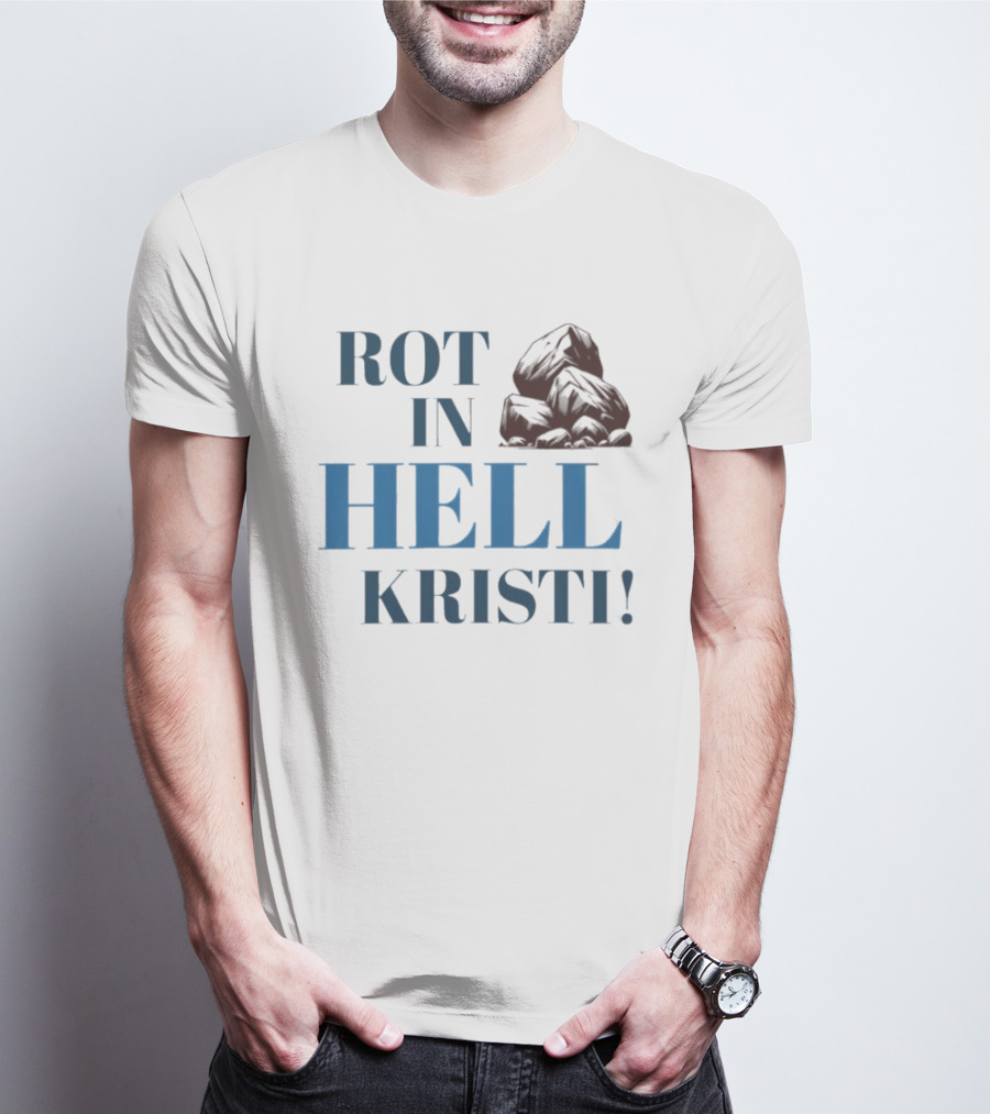 RIP Cricket Rot In Hell Kristi Noem Rocks T-Shirt