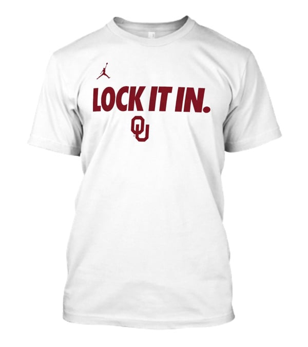 Oklahoma Sooners Lock It In OU Jordan Brand T-Shirt
