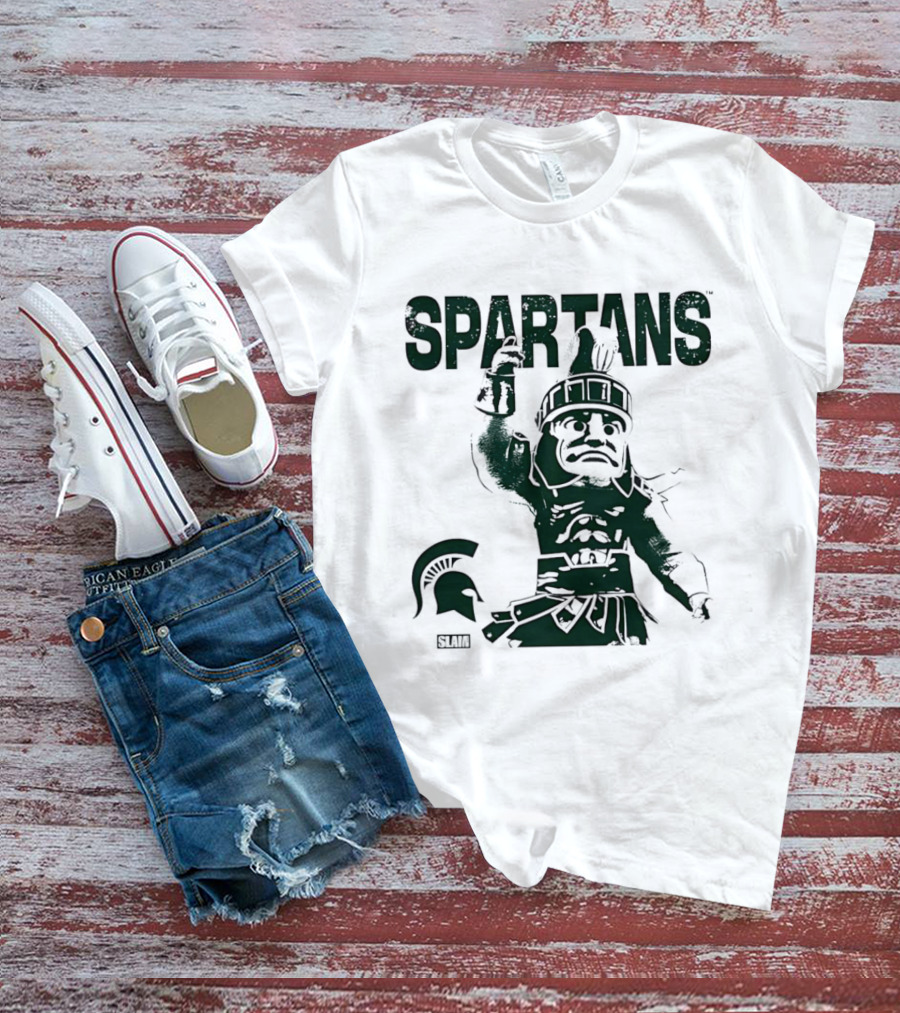 Michigan State Spartans Vintage Logo Mode Slam T-Shirt