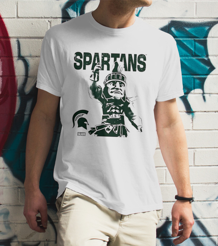 Michigan State Spartans Vintage Logo Mode Slam T-Shirt