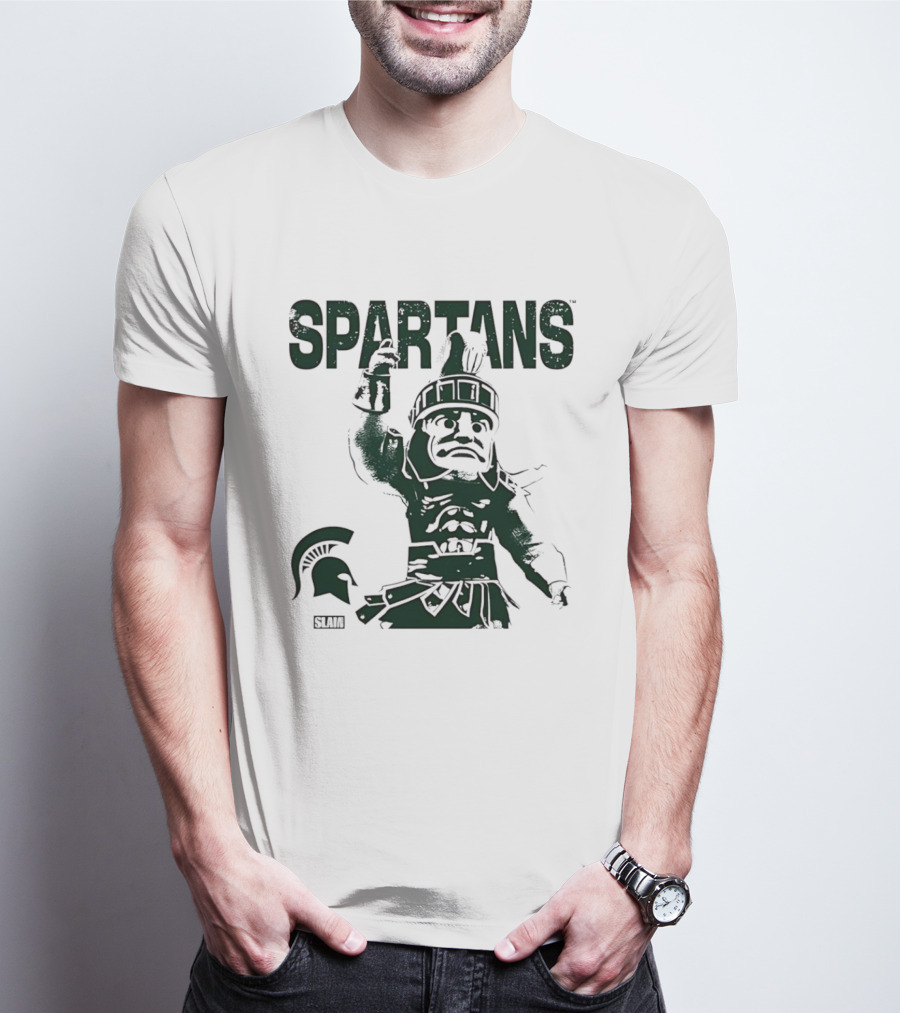 Michigan State Spartans Vintage Logo Mode Slam T-Shirt