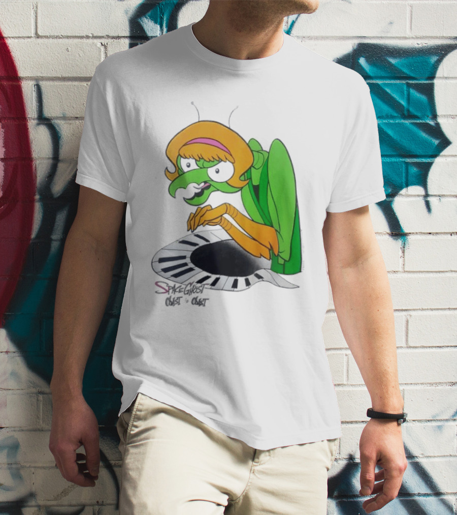 Space Ghost Coast To Coast Zorak Playing Piano T-Shirt