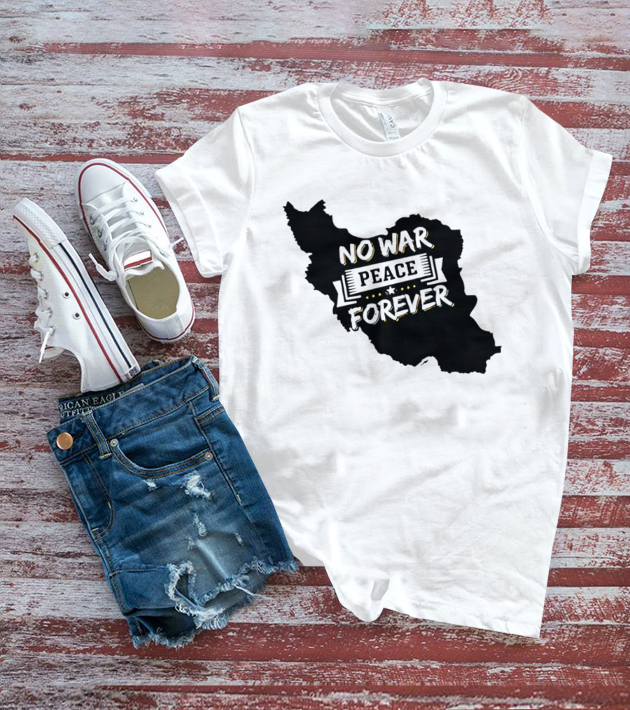 No War Peace Forever Map T-Shirt