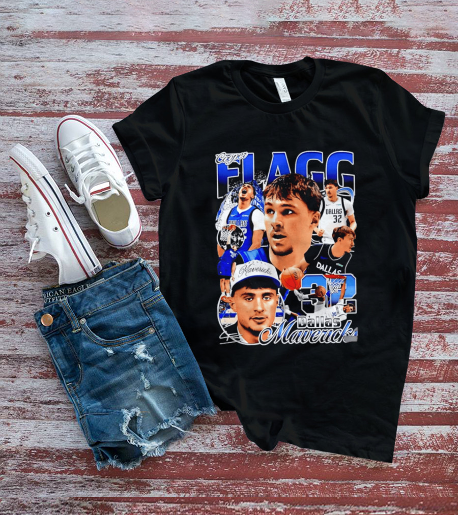 Cooper Flagg Dallas Mavericks 32 Basketball Star T-Shirt