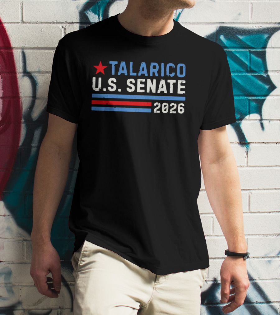 Talarico U.S. Senate 2026 Campaign Star And Stripes T-Shirt
