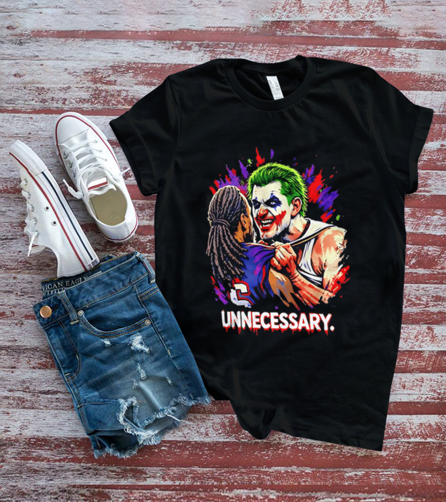Unnecessary Joker Nikola Jokic Denver Nuggets Basketball Meme T-Shirt