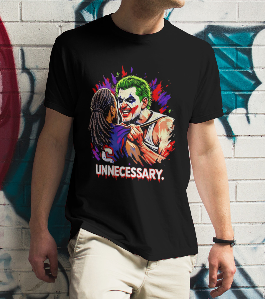 Unnecessary Joker Nikola Jokic Denver Nuggets Basketball Meme T-Shirt