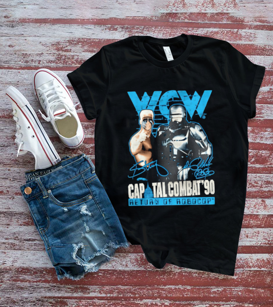 WCW Capital Combat 90 Return Of Robocop T-Shirt