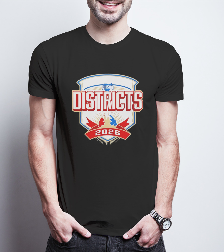 OHSAA 2026 Boys Wrestling Districts T-Shirt