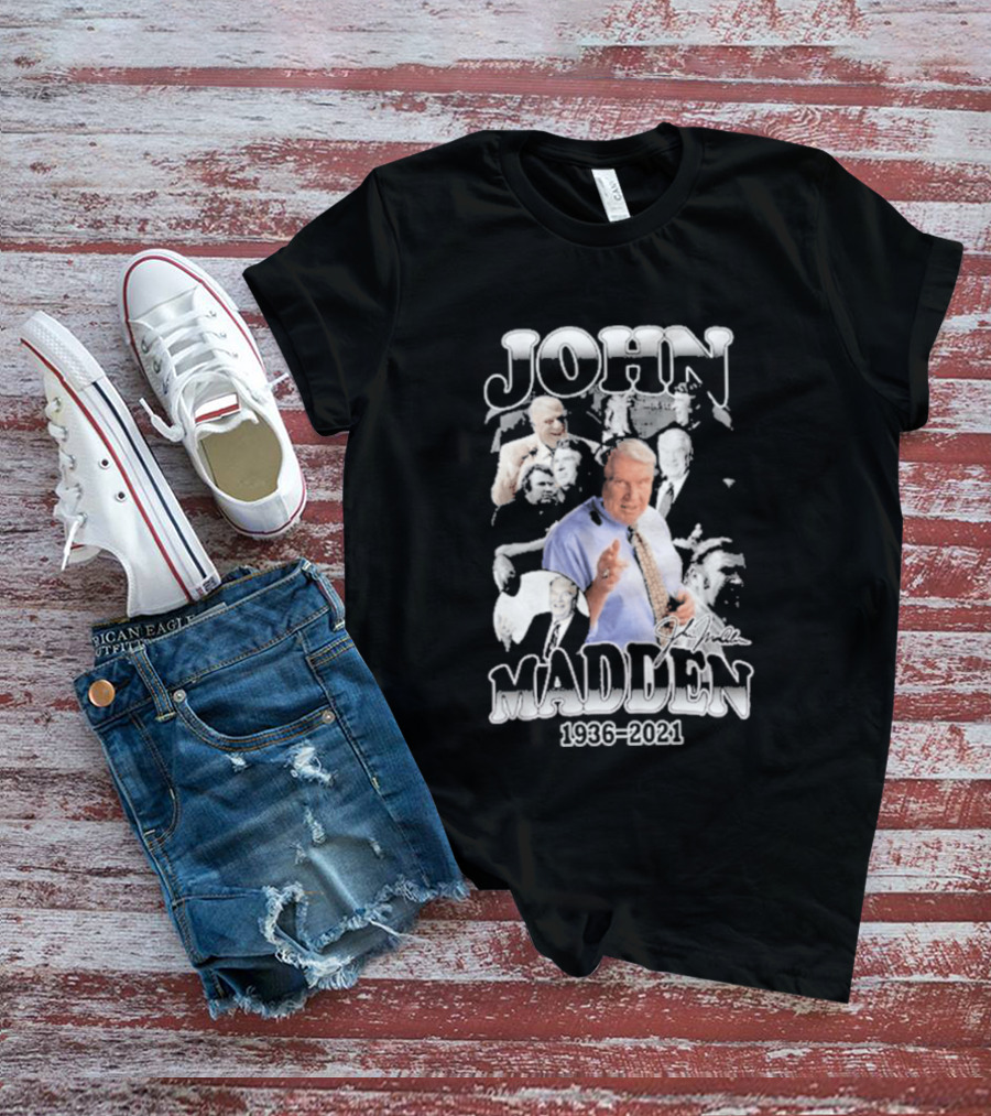 John Madden 1936 2021 Tribute Kenneth Walker T-Shirt