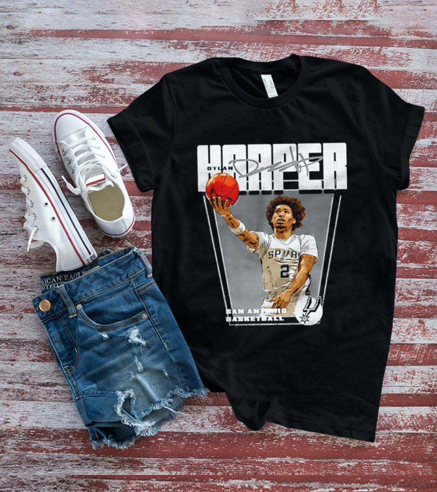 Dylan Harper San Antonio Spurs Basketball Premiere T-Shirt