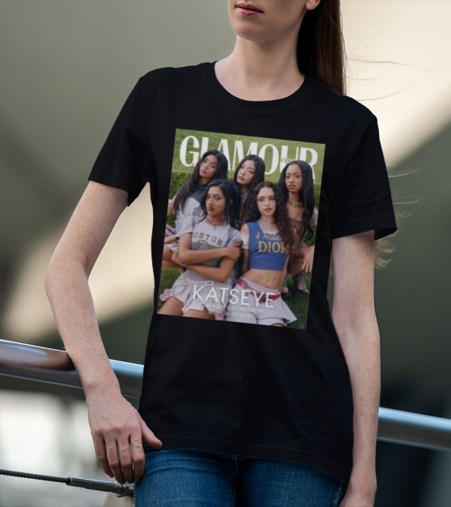 Glamour Latinoamérica Katseye Dior Boston Style Cover T-Shirt