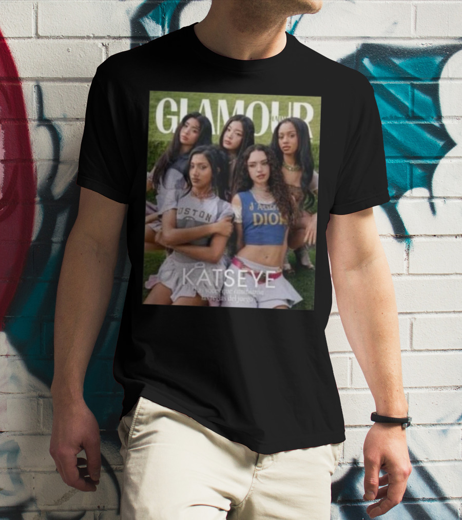 Glamour Latinoamérica Katseye Dior Boston Style Cover T-Shirt