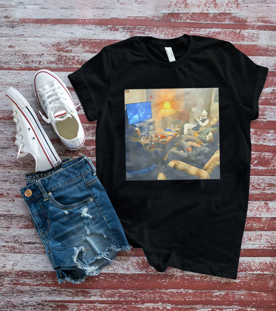 Friday Night Game Night Killer Homes Horror Characters Gaming Hangout T-Shirt