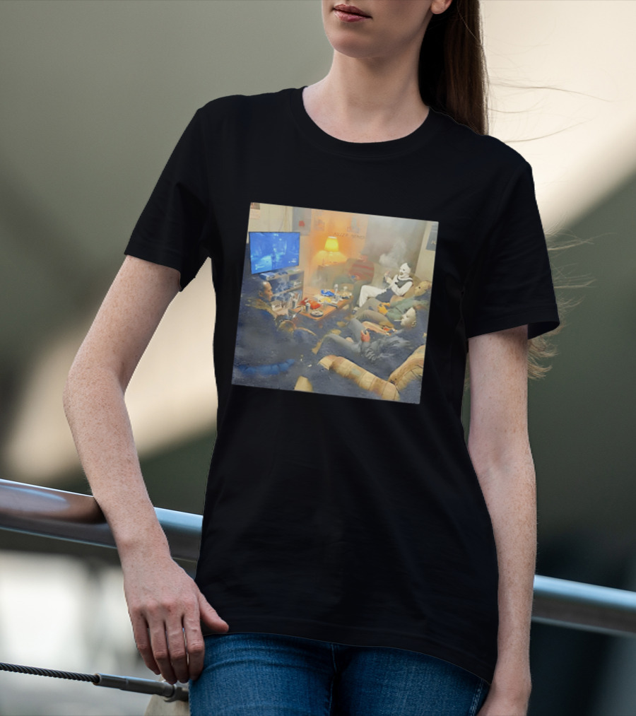Friday Night Game Night Killer Homes Horror Characters Gaming Hangout T-Shirt