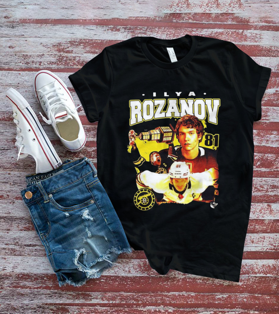 Ilya Rozanov MLH Heated Rivalry Number 81 Mega Hockey T-Shirt