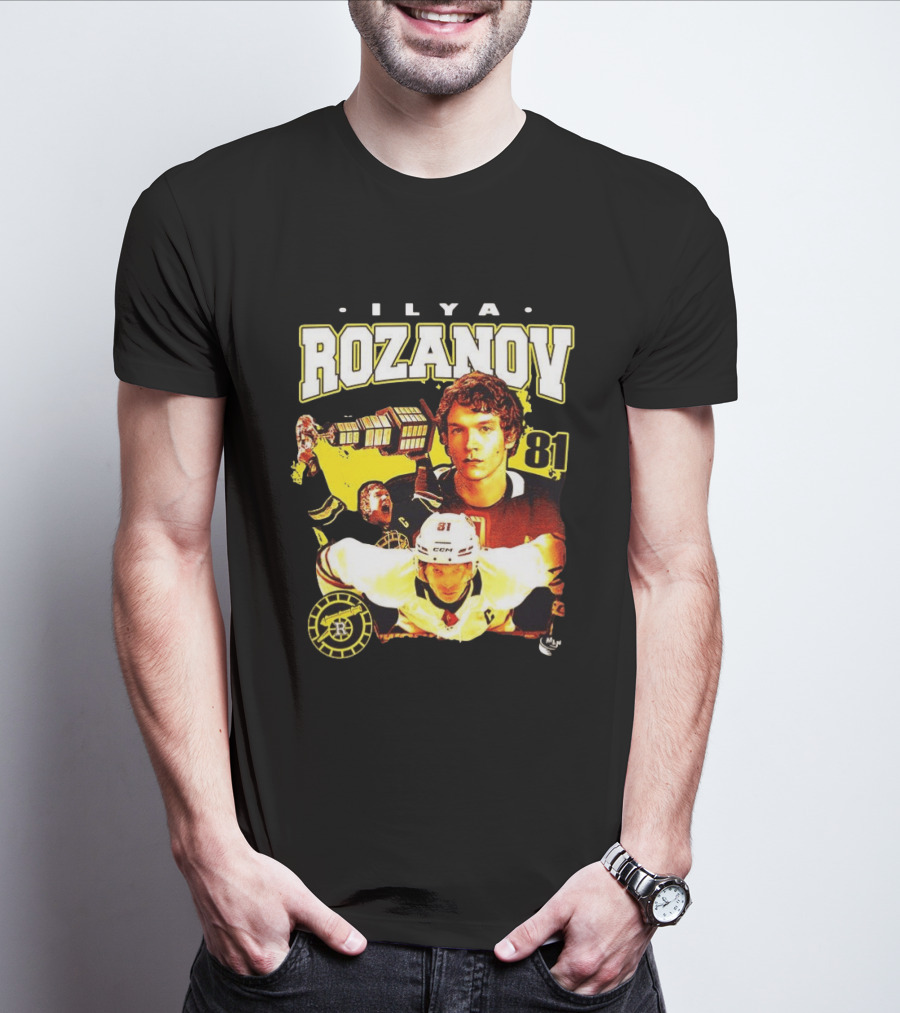 Ilya Rozanov MLH Heated Rivalry Number 81 Mega Hockey T-Shirt