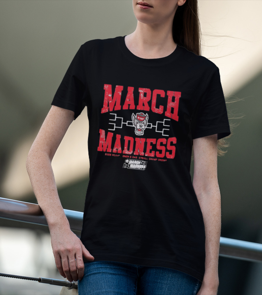 NC State Wolfpack March Madness 2026 Bracket Challenge T-Shirt