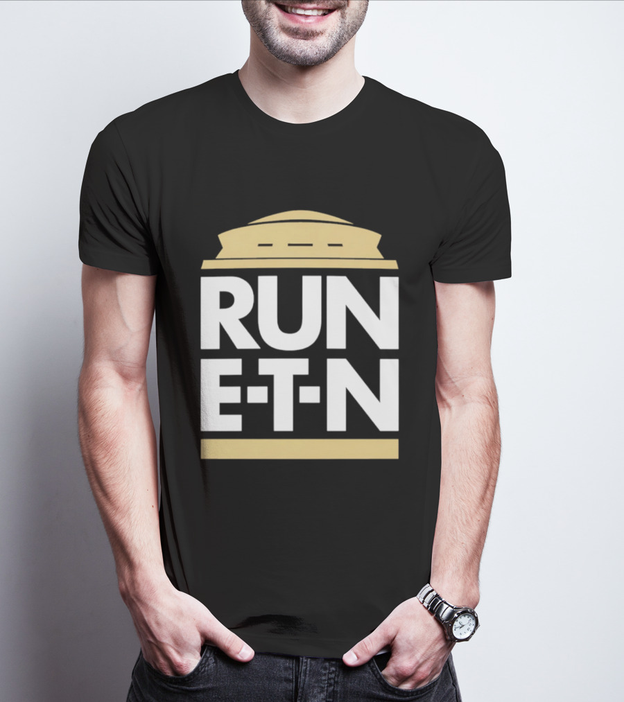 New Orleans Saints Run ETN Stadium Motif T-Shirt
