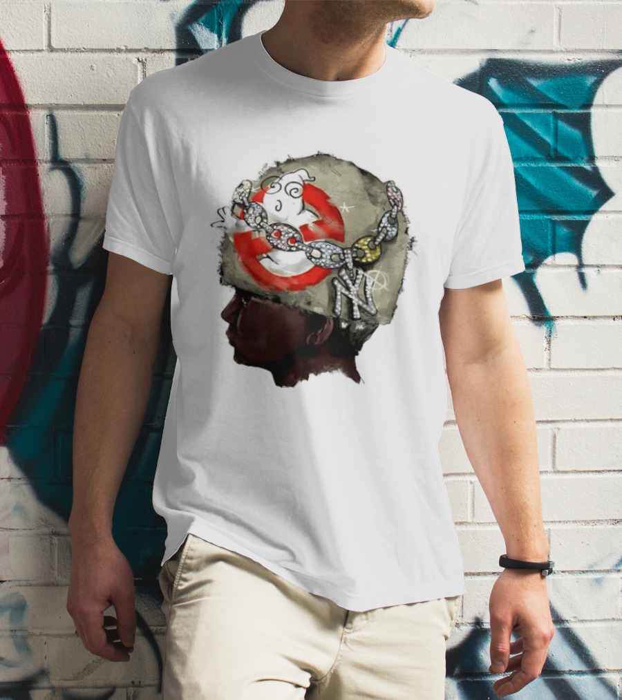Swag Stealer Album Ghostbusters Chain Art NY Yankees T-Shirt