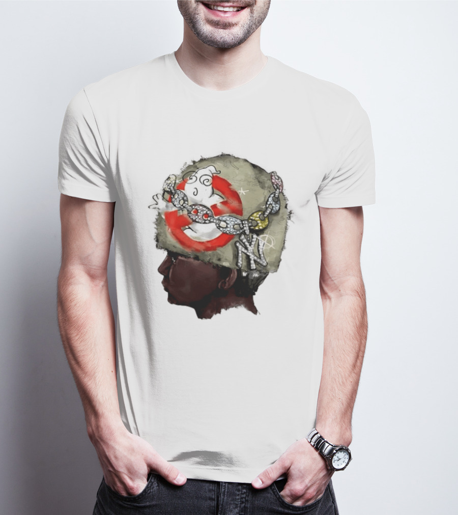 Swag Stealer Album Ghostbusters Chain Art NY Yankees T-Shirt