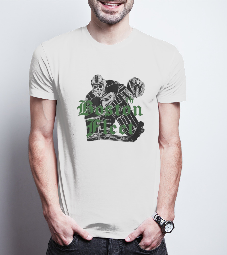 Aerin Frankel Boston Fleet PWHL Skeleton Goalie T-Shirt