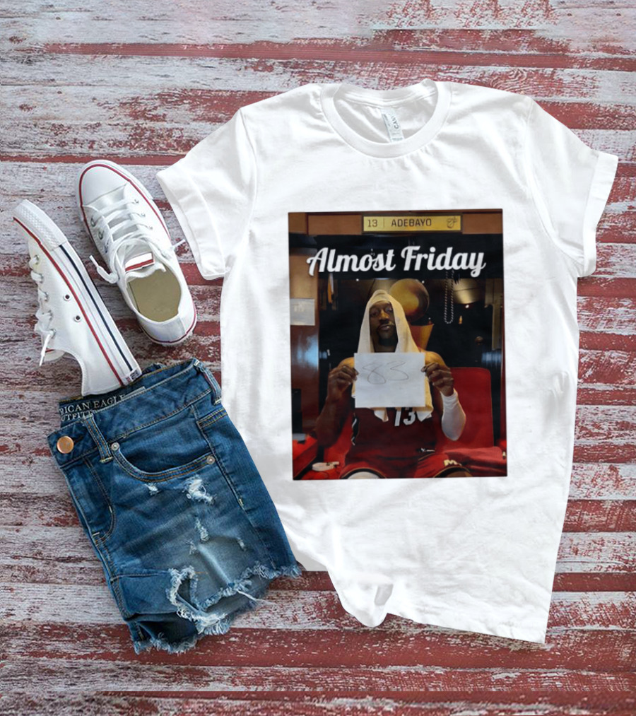 Almost Friday Bam Adebayo 83 Points Locker Room Moment T-Shirt
