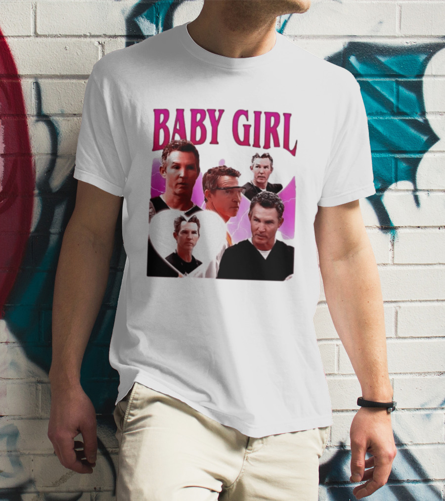 BABY GIRL Dr. Jack Abbot Collage Fashion Trend T-Shirt