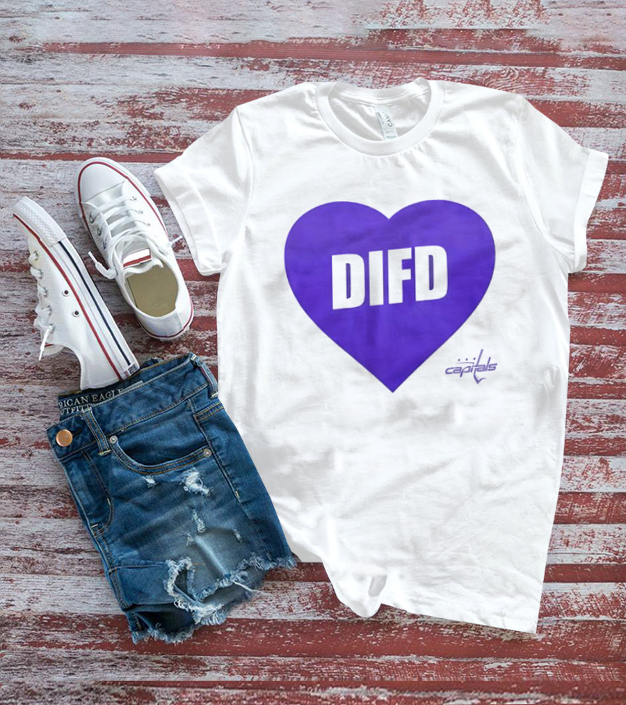 Washington Capitals DIFD Purple Heart T-Shirt