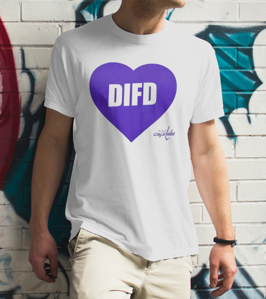 Washington Capitals DIFD Purple Heart T-Shirt