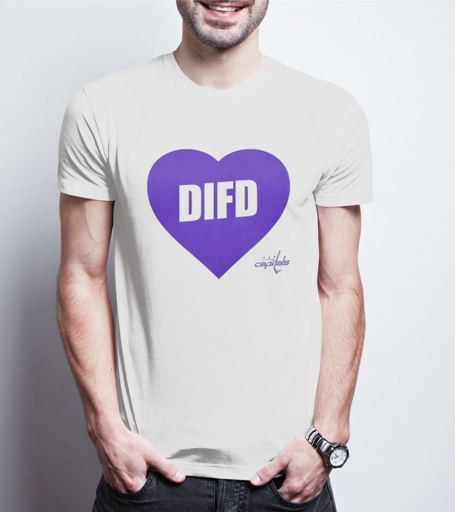 Washington Capitals DIFD Purple Heart T-Shirt