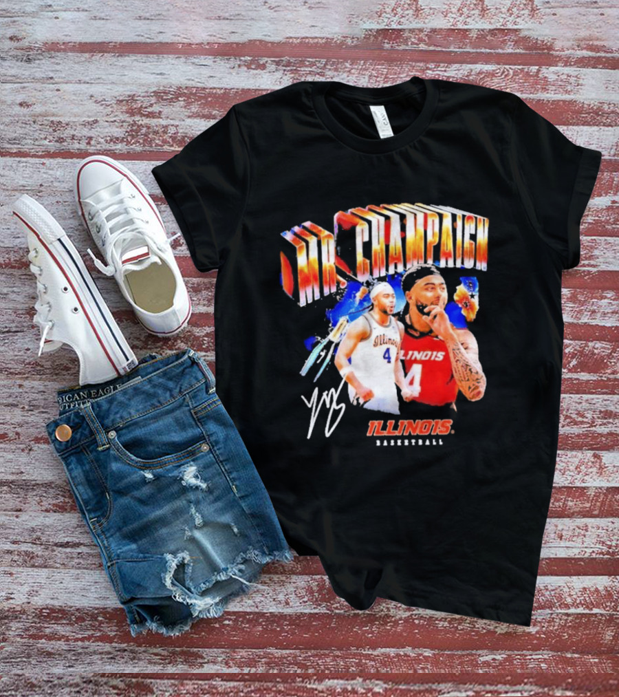 Mr Champaign Kylan Boswell Illinois Basketball T-Shirt