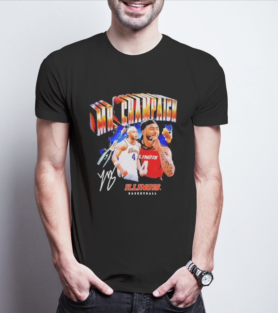 Mr Champaign Kylan Boswell Illinois Basketball T-Shirt