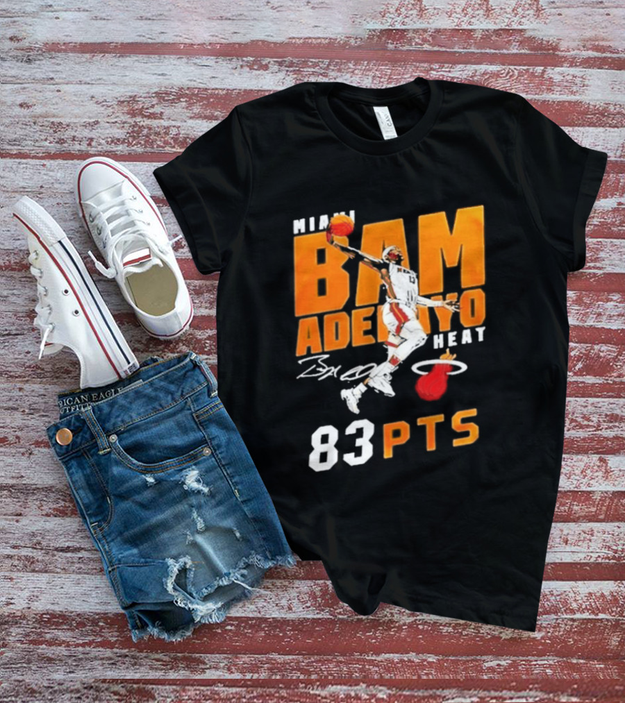 Miami Heat Bam Adebayo 83 Points Celebration T-Shirt