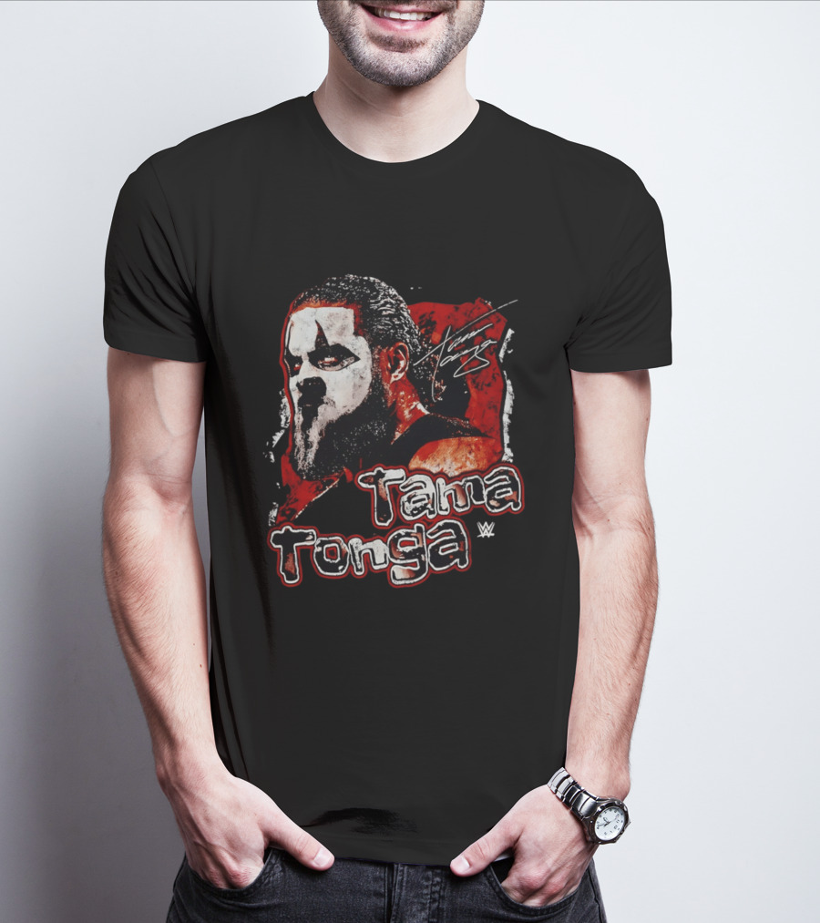 Tama Tonga WWE Grunge Style Design Signature T-Shirt