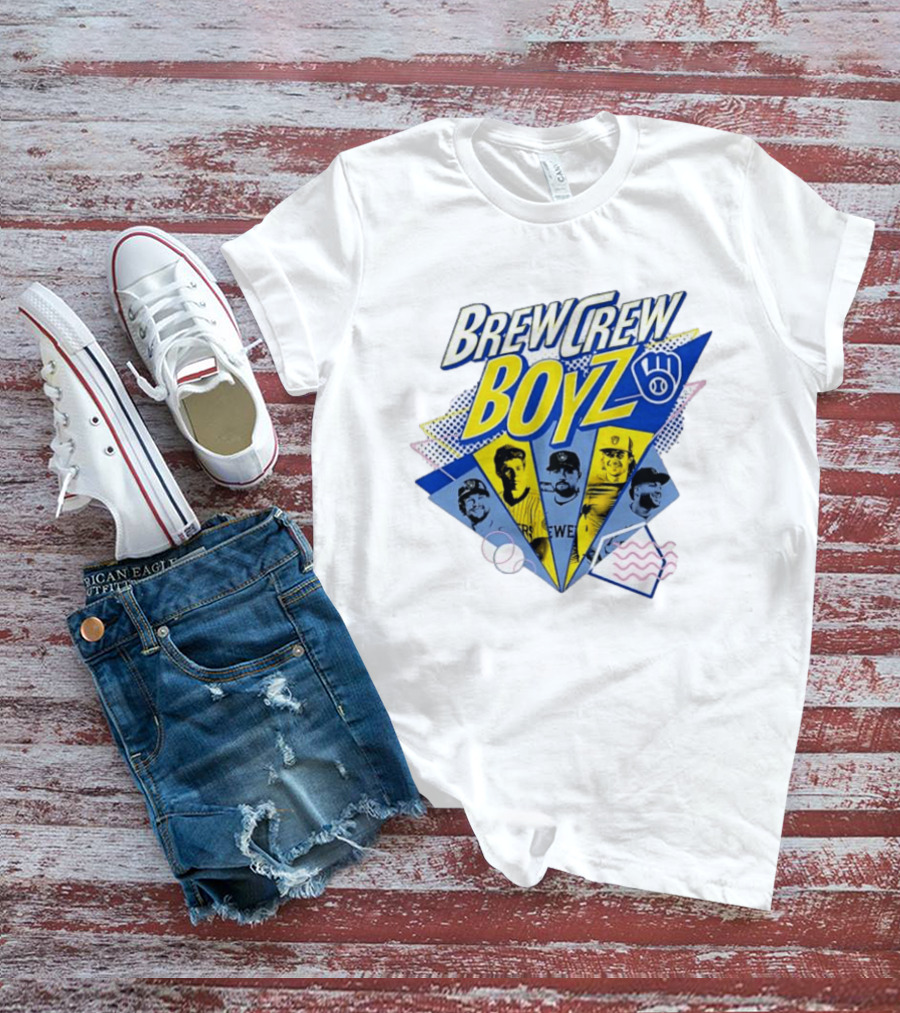 Brew Crew Boyz 2026 Brewers Night Baseball Icons Celebration T-Shirt