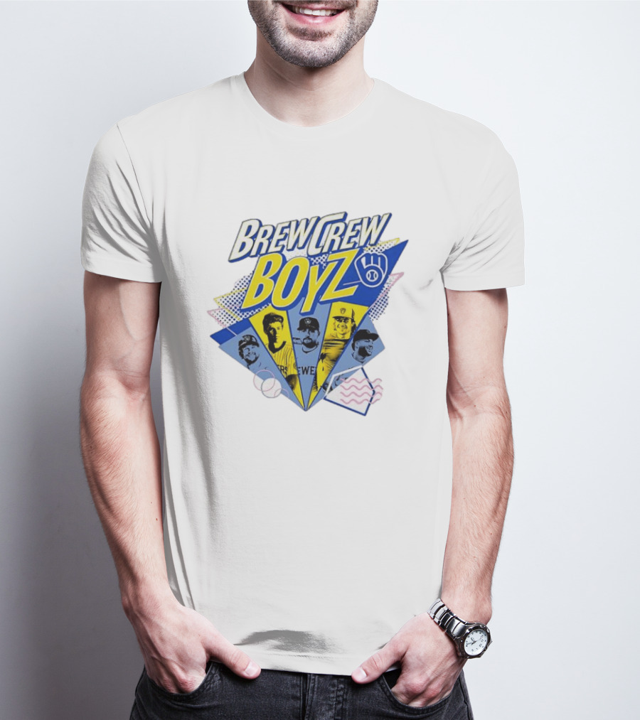 Brew Crew Boyz 2026 Brewers Night Baseball Icons Celebration T-Shirt