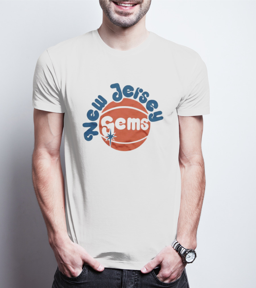 New Jersey Gems Basketball Vintage WPBL T-Shirt