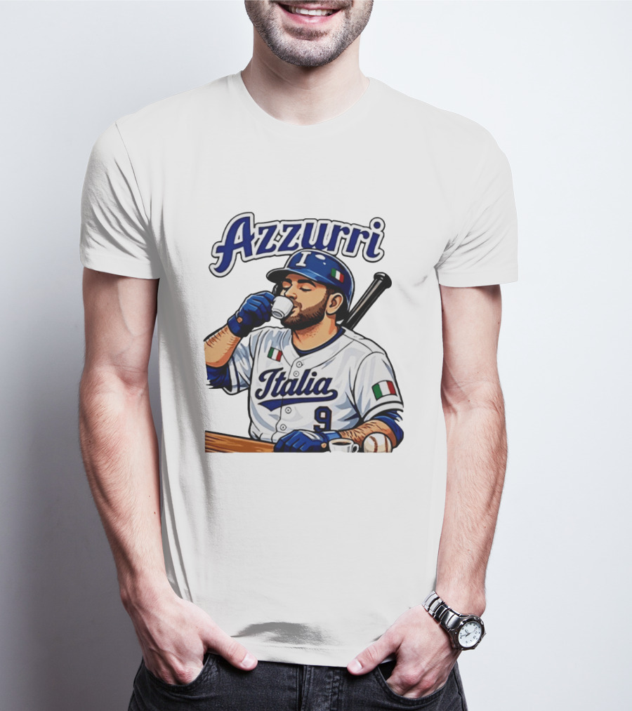 Italia Azzurri WBC Baseball Vinnie Pasquantino 2026 T-Shirt