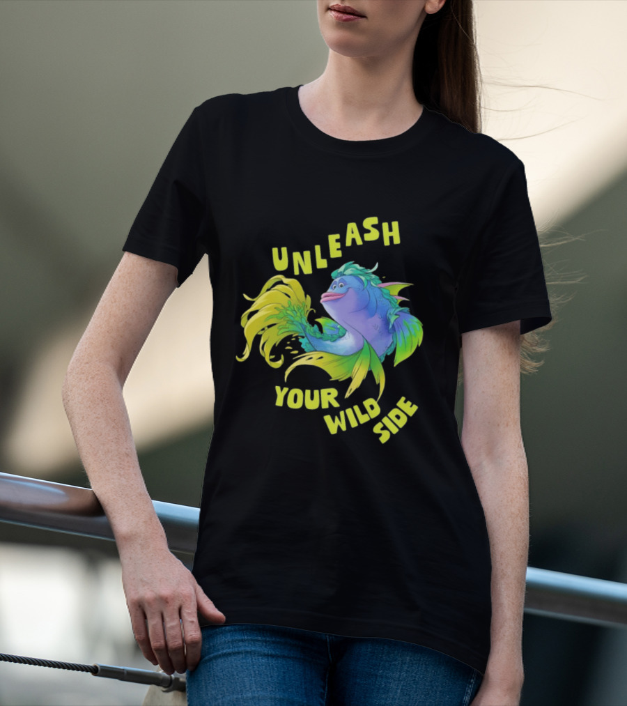 Unleash Your Wild Side Vibrant Fish Adventure T-Shirt