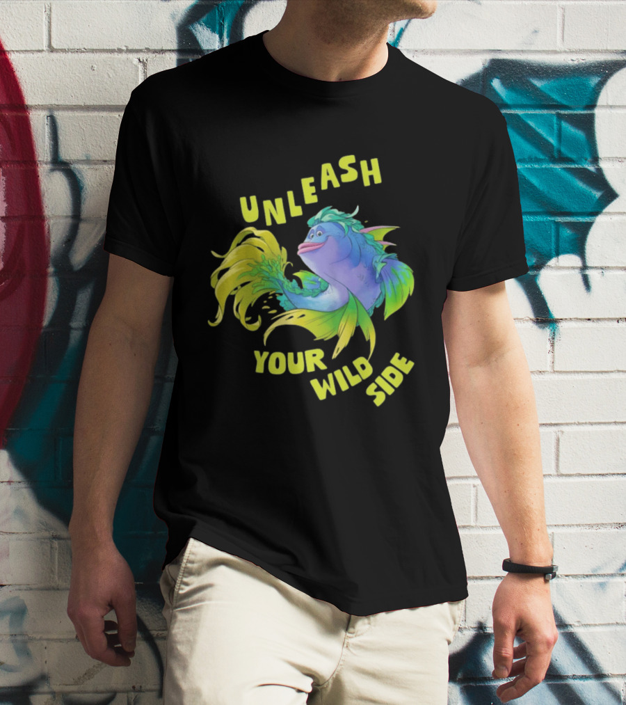 Unleash Your Wild Side Vibrant Fish Adventure T-Shirt