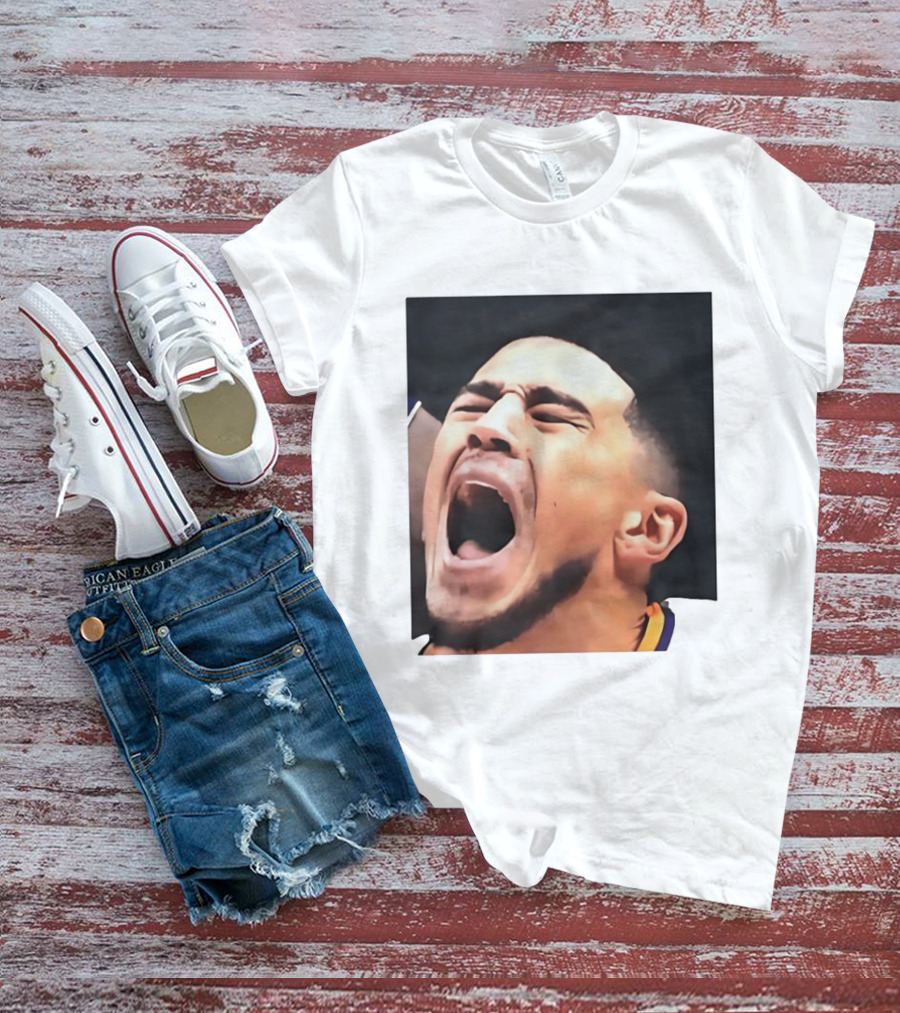 Phoenix Suns Devin Booker Big Face Basketball T-Shirt