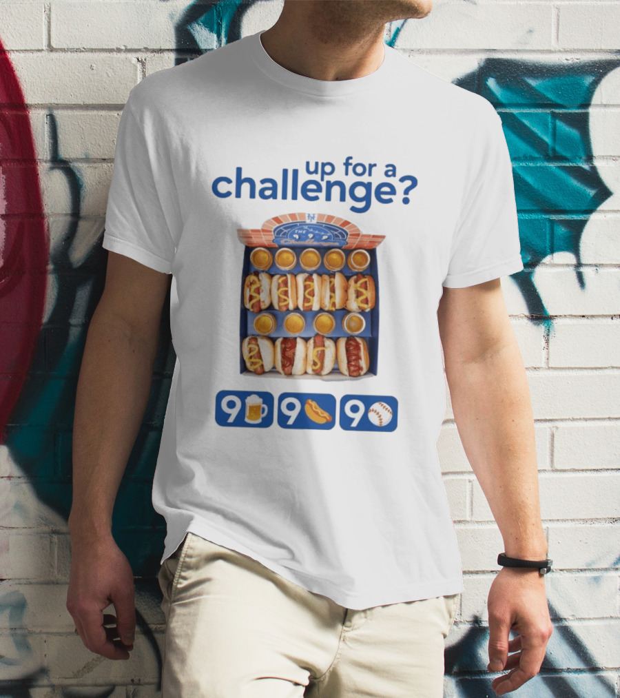Mets Up For A Challenge 9 Beers 9 Dogs 9 Innings T-Shirt