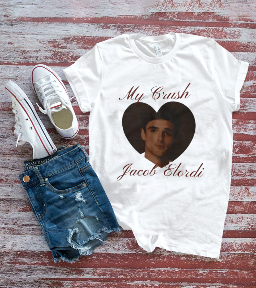 My Crush Jacob Elordi Heart T-Shirt
