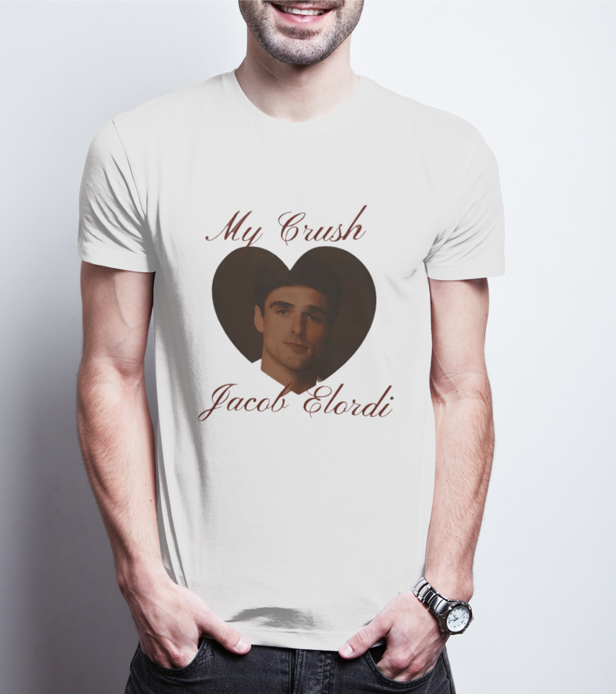 My Crush Jacob Elordi Heart T-Shirt